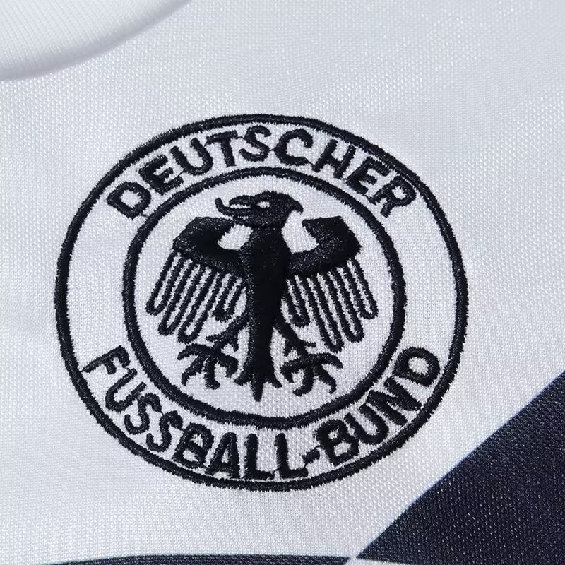 1990 Germany Retro Home Long Sleeved Soccer Jersey