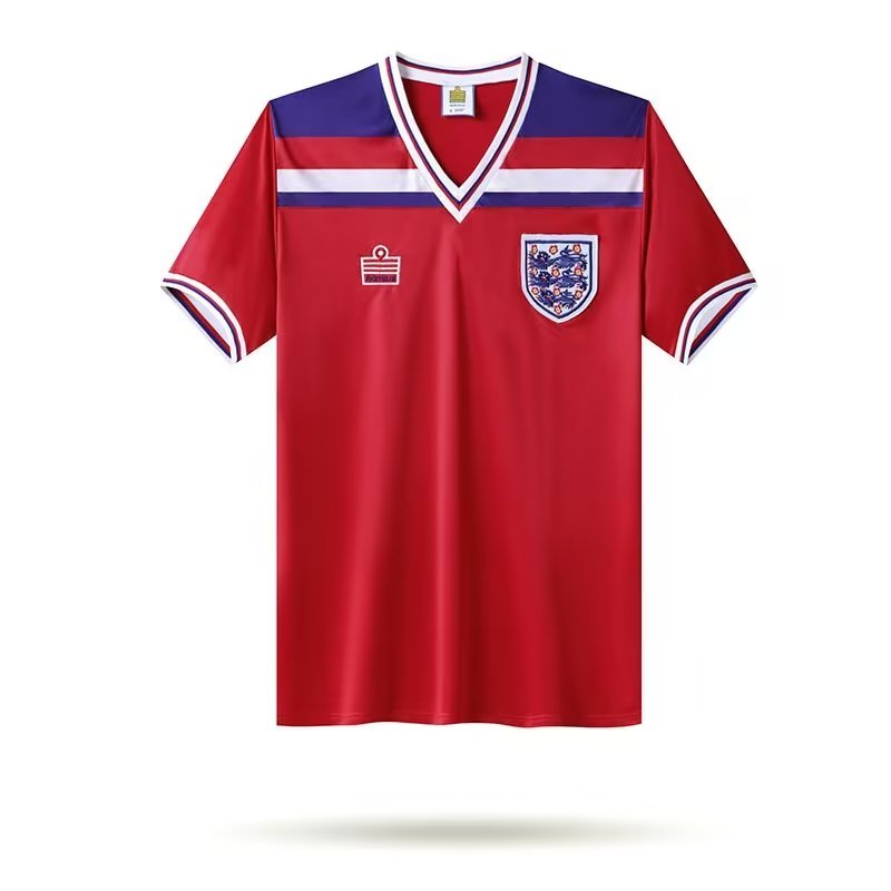 1982 England Retro Away Soccer Jersey