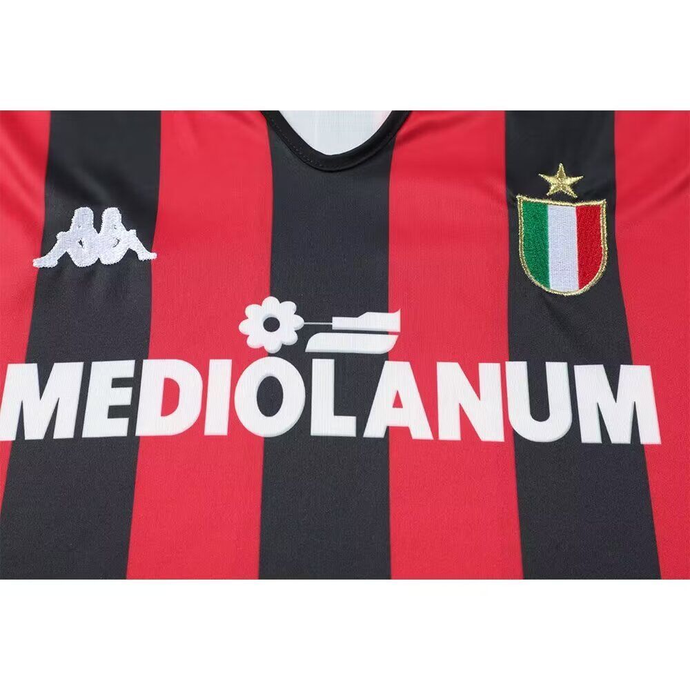 1988/1989 Milan Retro Home Soccer Jersey