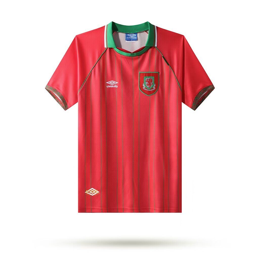 1994/1996 Wales Retro Home Soccer Jersey