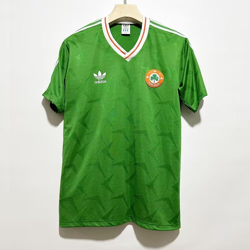1990 Ireland Retro Home Soccer Jersey