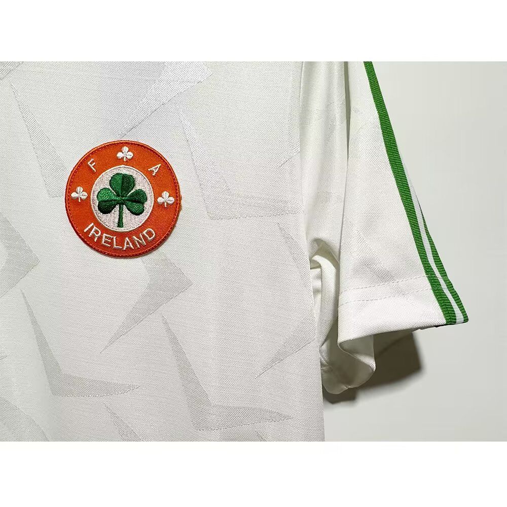 1990 Ireland Retro Away Soccer Jersey