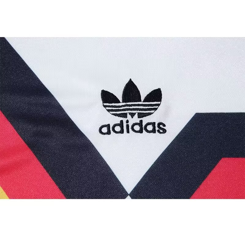 1990 Germany Retro Home Long Sleeved Soccer Jersey
