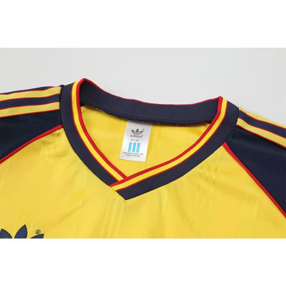 1989/1991 Arsenal Retro Away Long Sleeved Soccer Jersey