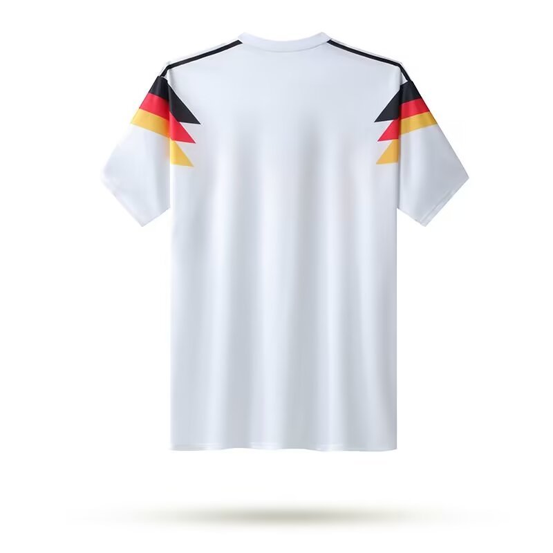 1990 Germany Retro Home Long Sleeved Soccer Jersey