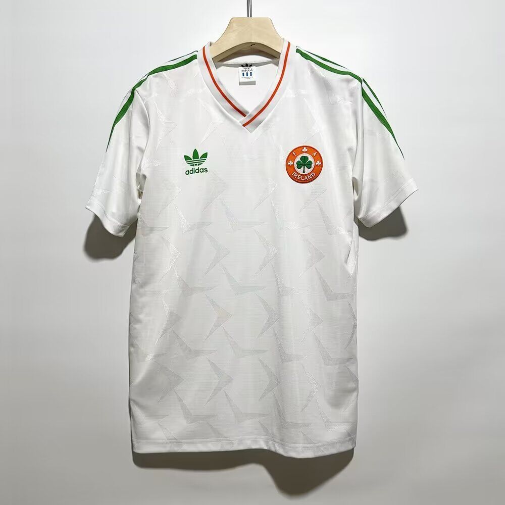 1990 Ireland Retro Away Soccer Jersey