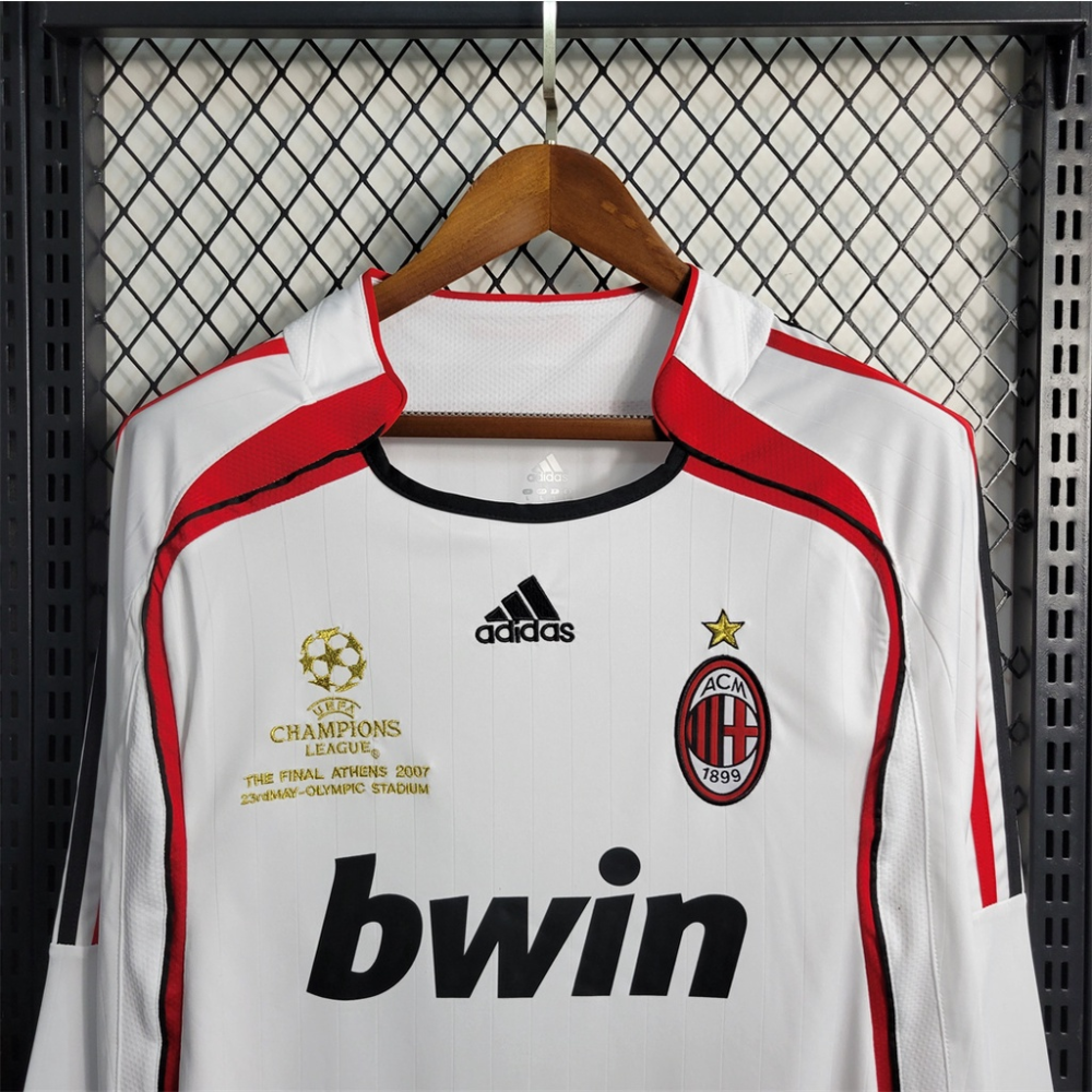 2006/2007 Milan Retro Away Long Sleeved Soccer Jersey