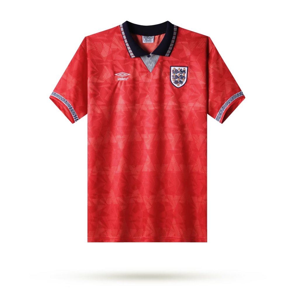 1990 England Retro Away Soccer Jersey