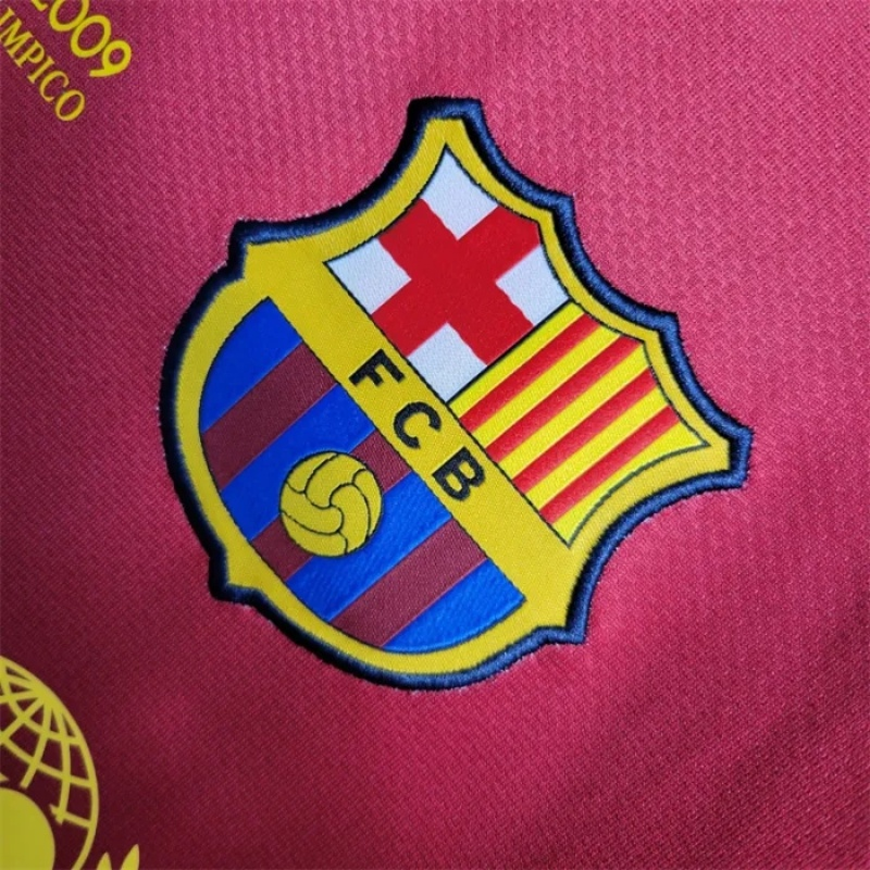2009 Barcelona Retro Home Soccer Jersey
