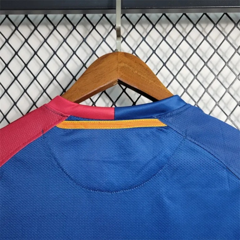 2009 Barcelona Retro Home Soccer Jersey