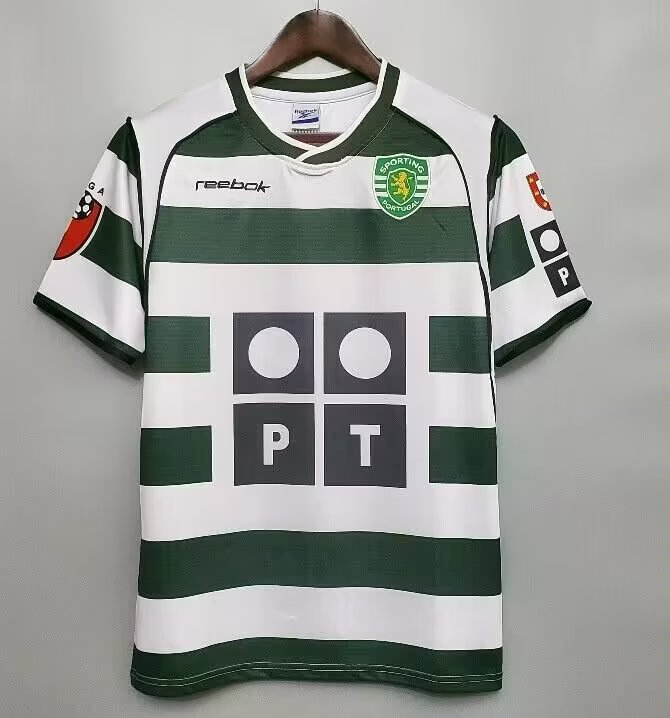 2001/2003 Sporting Home Retro Soccer Jersey