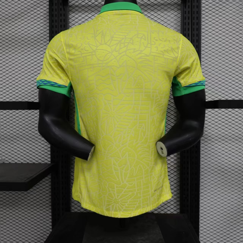 2024/2025 Brazil Home Player version Soccer Jersey