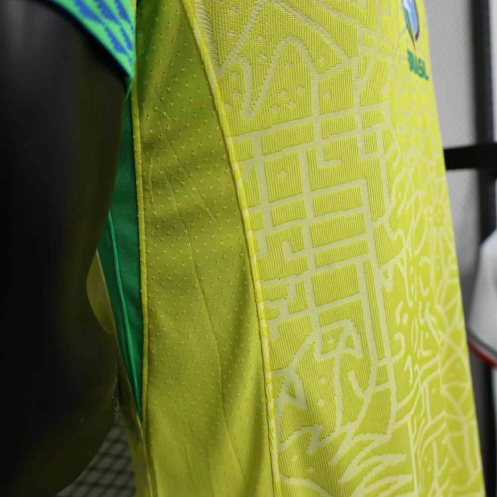 2024/2025 Brazil Home Player version Soccer Jersey