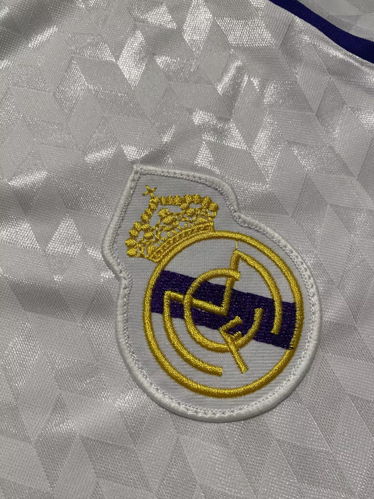 1986/1988 Real Madrid Home Retro Soccer Jersey