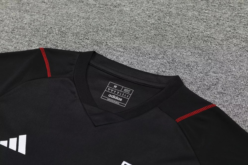 2023/2024 sao paulo black training clothes black red white suit soccer jersey