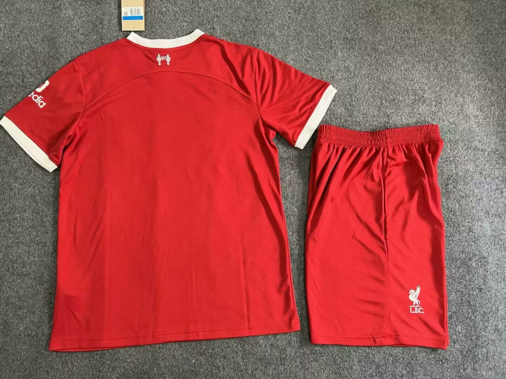 1:1 copy top quality 2023/2024 liverpool Home red white suit soccer jersey