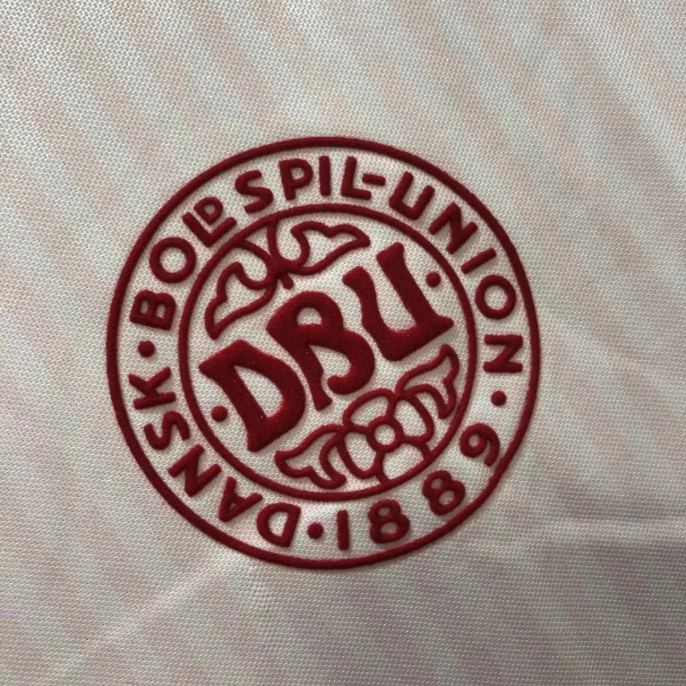 1:1 copy top quality 1986 Denmark Away white red black soccer jersey