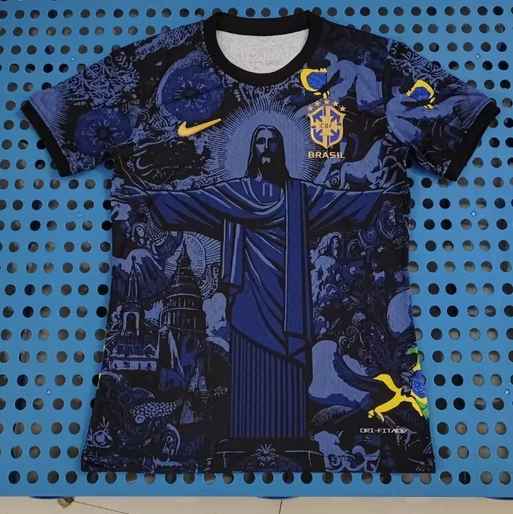 1:1 copy top quality (S-4XL) Brazil special edition Football Jersey