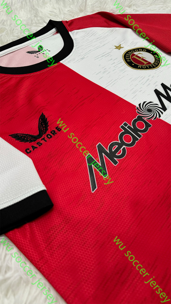 1:1 copy top quality 2024/2025 Feyenoord Home football jersey