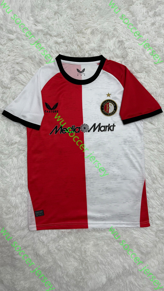 1:1 copy top quality 2024/2025 Feyenoord Home football jersey