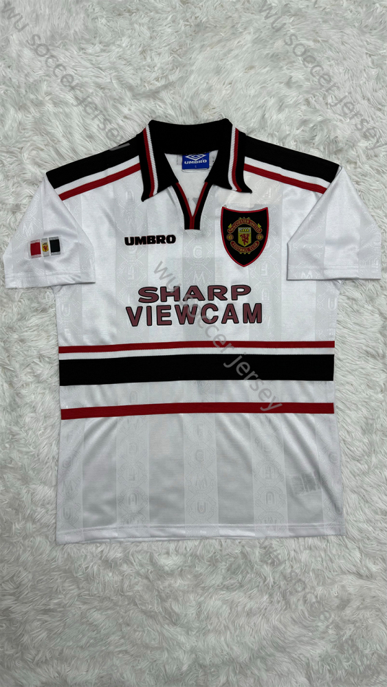 1:1 copy top quality 1998 Manchester United Retro Away Soccer Jersey