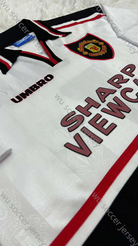 1:1 copy top quality 1998 Manchester United Retro Away Soccer Jersey