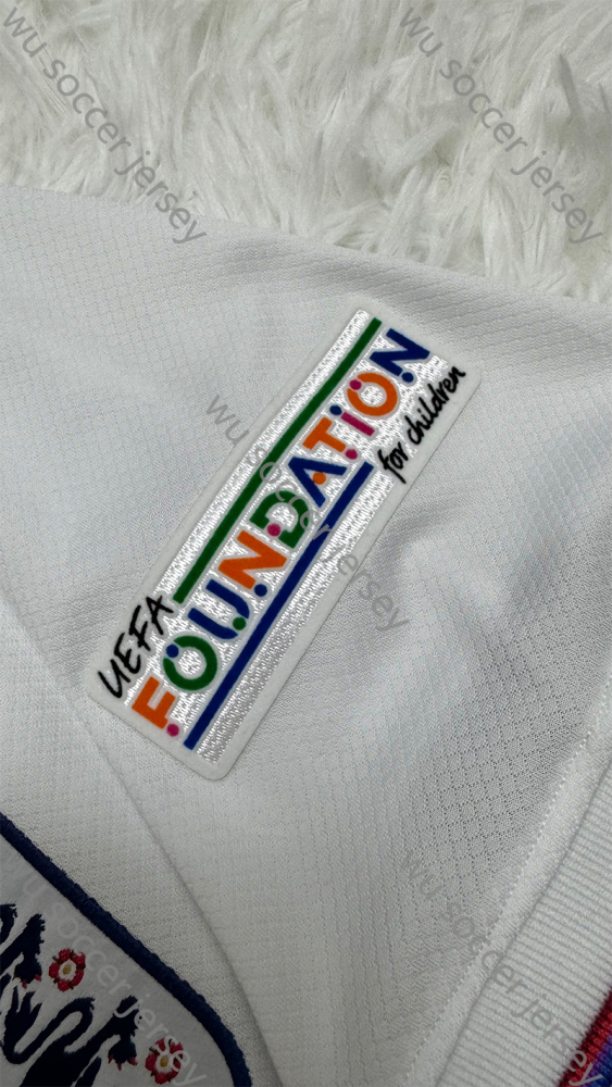 1:1 copy top quality（S-4XL）2024/2025 England Home white black Soccer Jersey