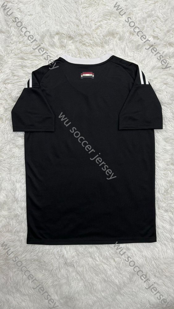 1:1 copy top quality Manchester United Black football jersey
