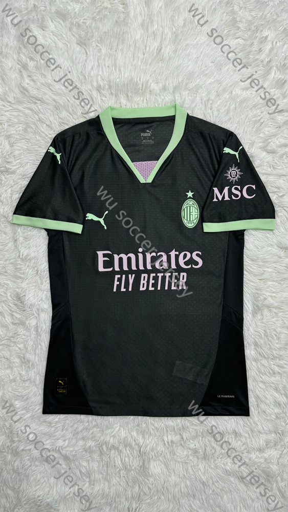 1:1 copy top quality （S-4XL）2024/2025 AC Milan Third away game football jersey