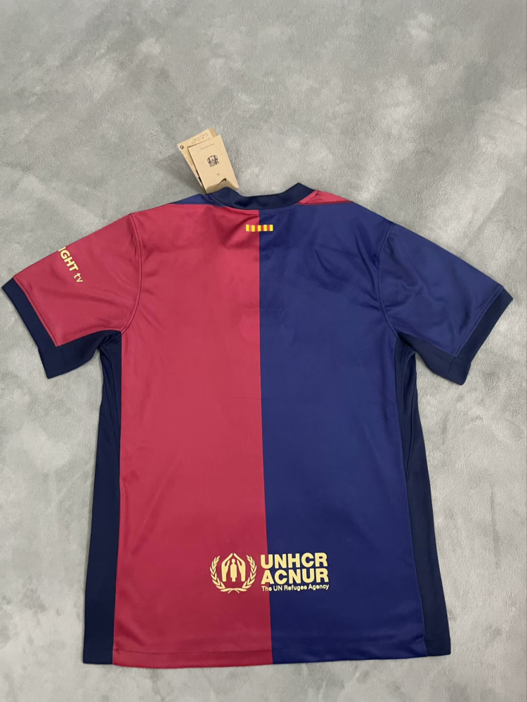 1:1 copy top quality （S-4XL）2024/2025 Barcelona home football jersey