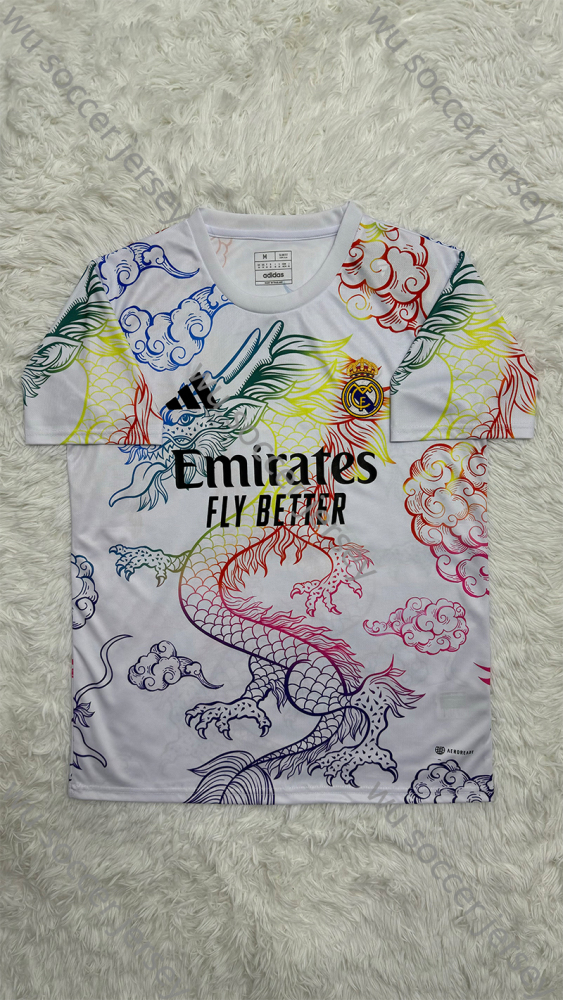 1:1 copy top quality 2024/2025 Real Madrid Dragon Special Edition Football Jersey