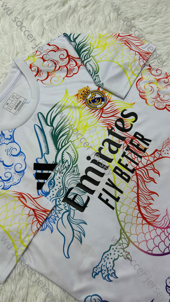 1:1 copy top quality 2024/2025 Real Madrid Dragon Special Edition Football Jersey