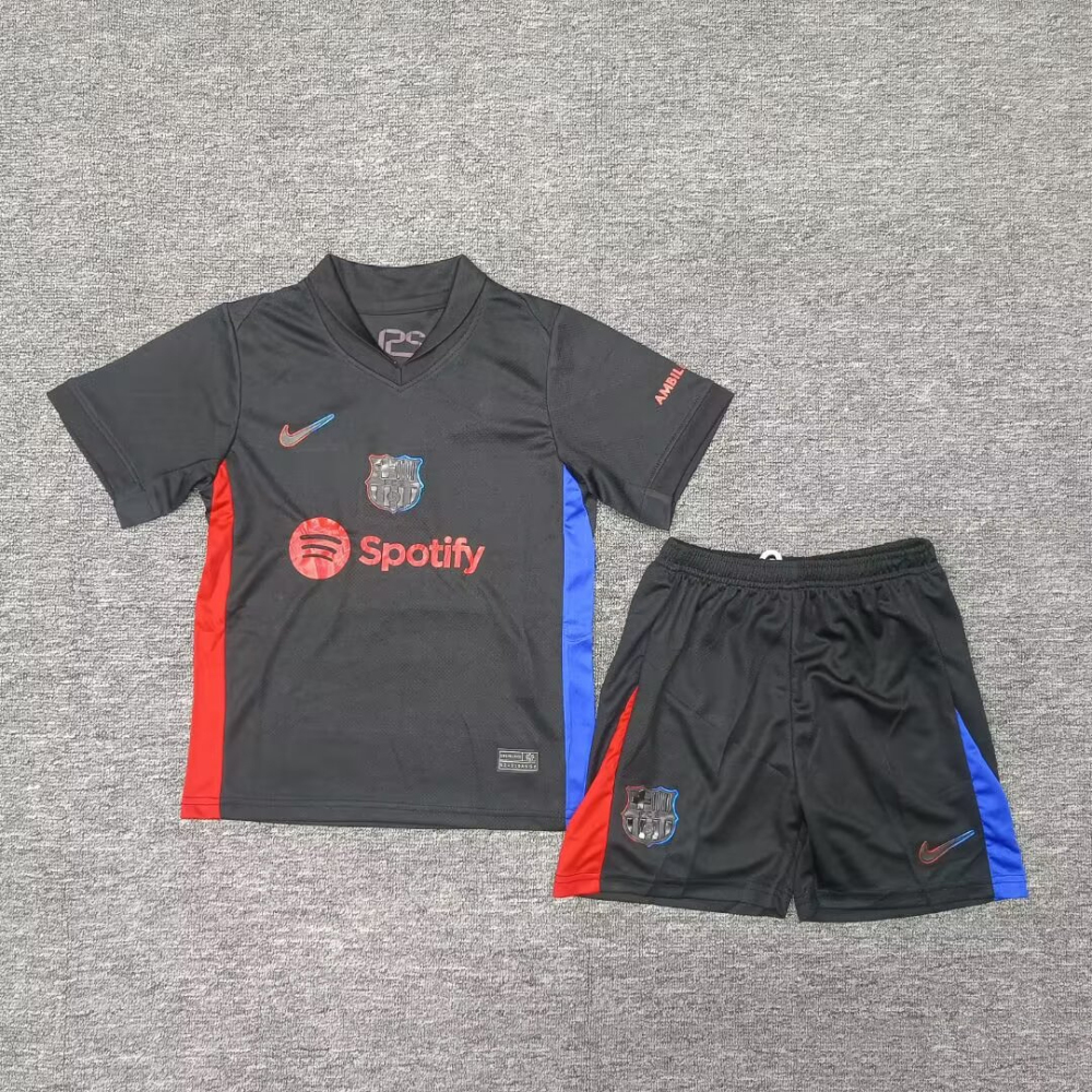 1:1 copy top quality 2024/2025 Barcelona Away kids home football jersey