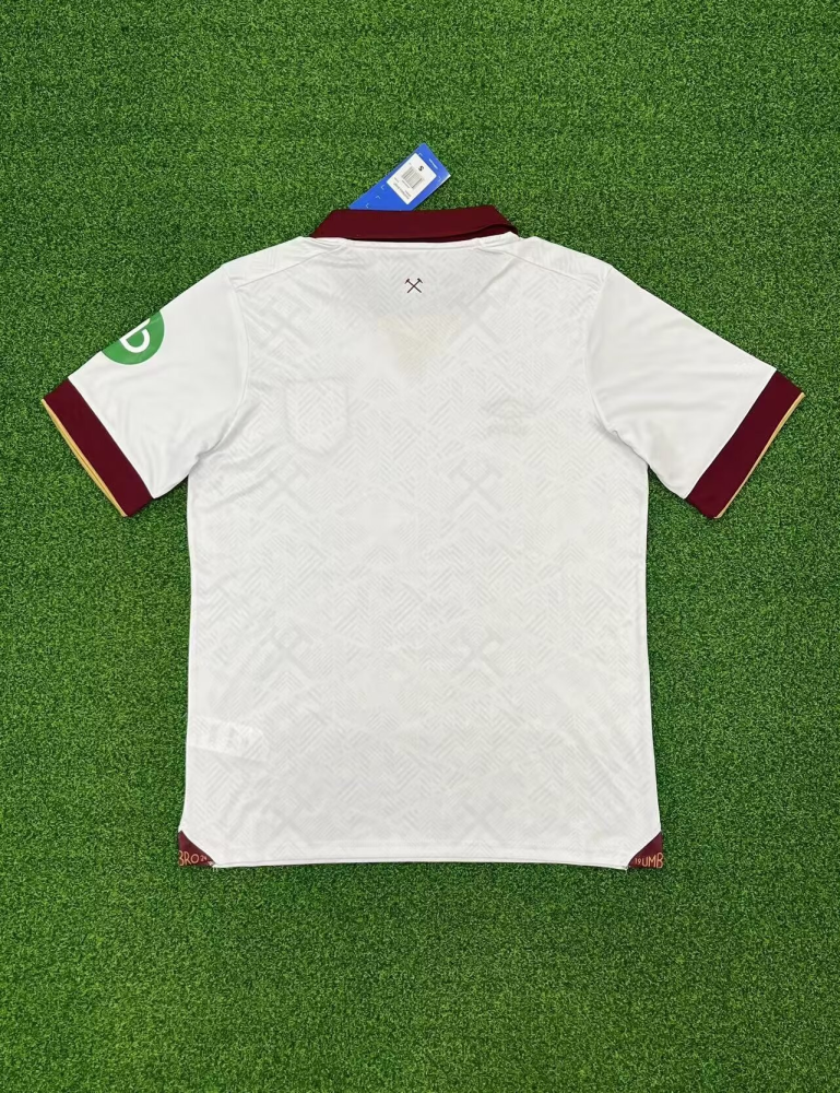 1:1 copy top quality（S-4XL） 2024/2025 West Ham United Second away game Fan Edition football jersey