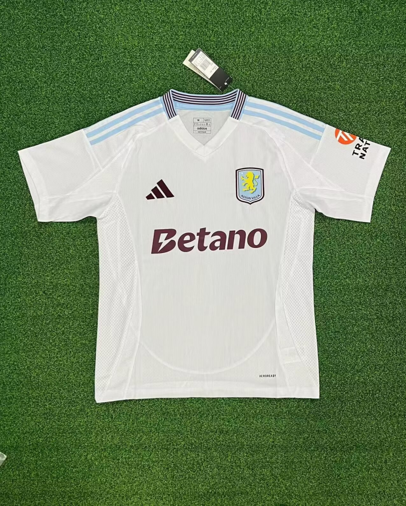 1:1 copy top quality （S-4XL） 2024/2025 Aston Villa away Fan Edition football jersey