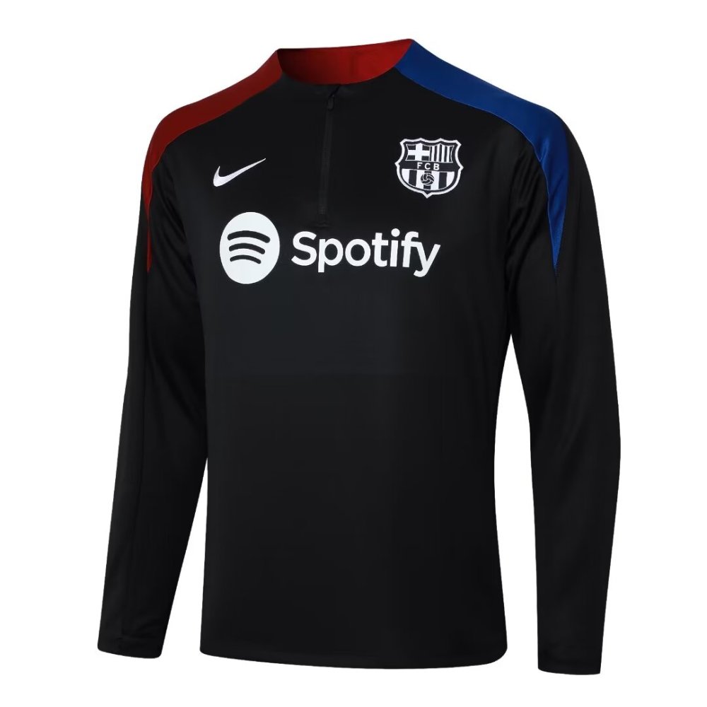 2024\2025 Barcelona Black Long Sleeve Training Suit
