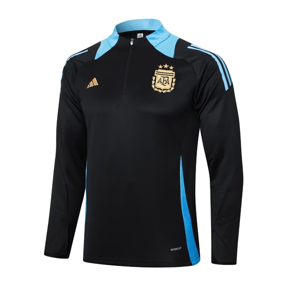 2024/2025 Argentina Black Long Sleeve Training Suit