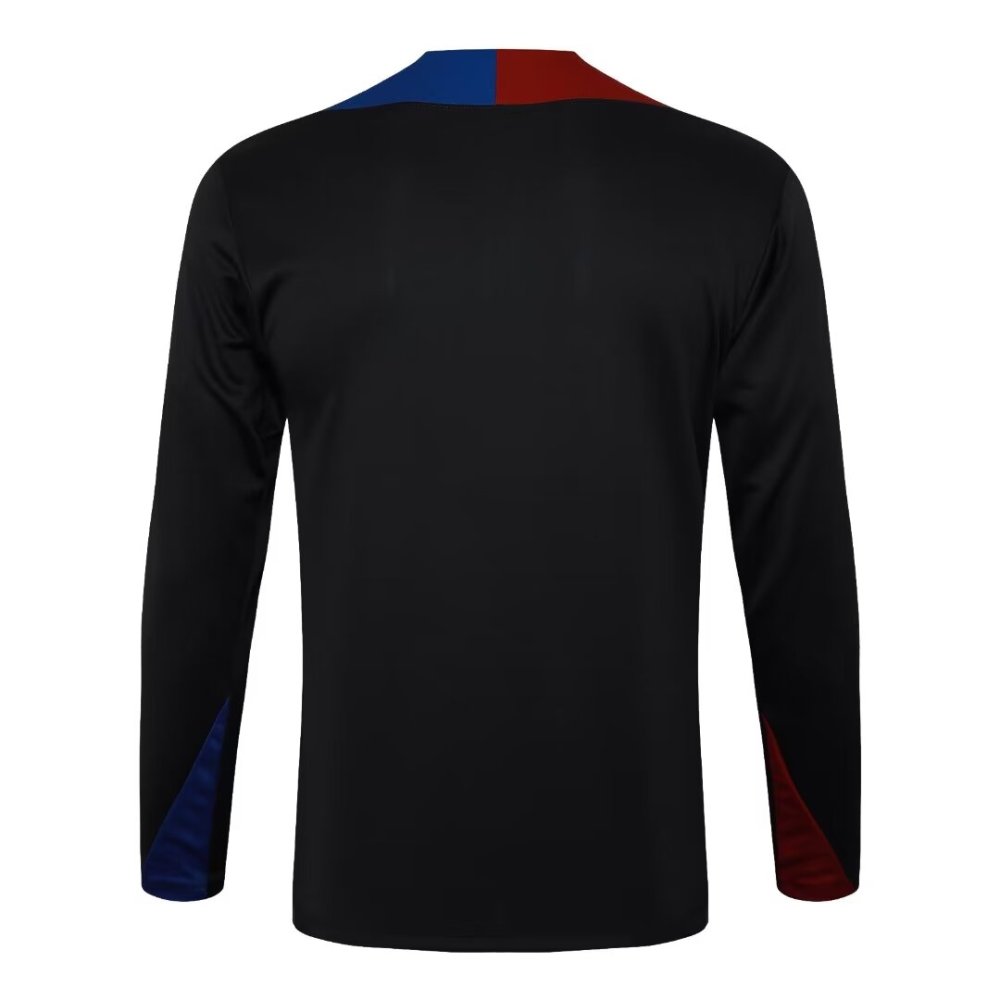 2024\2025 Barcelona Black Long Sleeve Training Suit