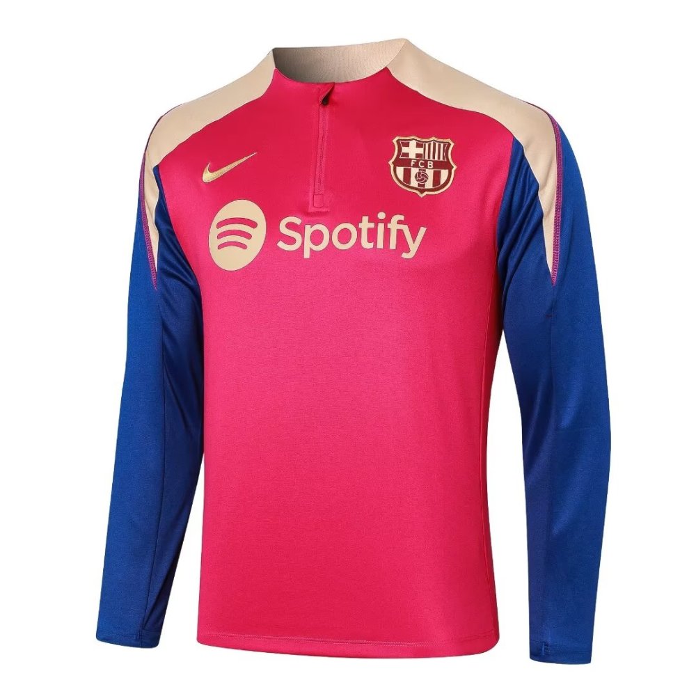 2024/2025 Barcelona Red Long Sleeve Training Suit kit