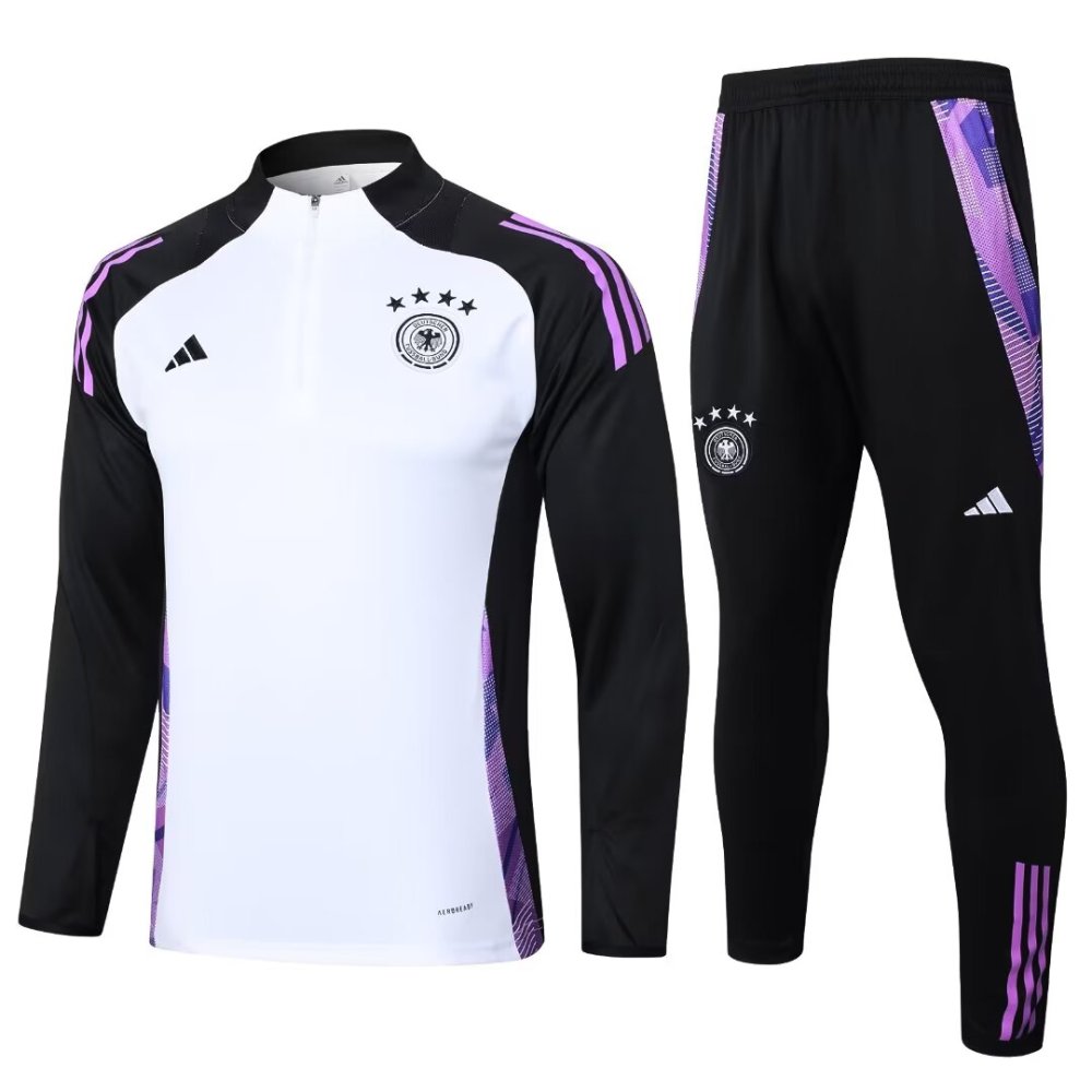 2024/2025 Germany White Long Sleeve Training Suit kit
