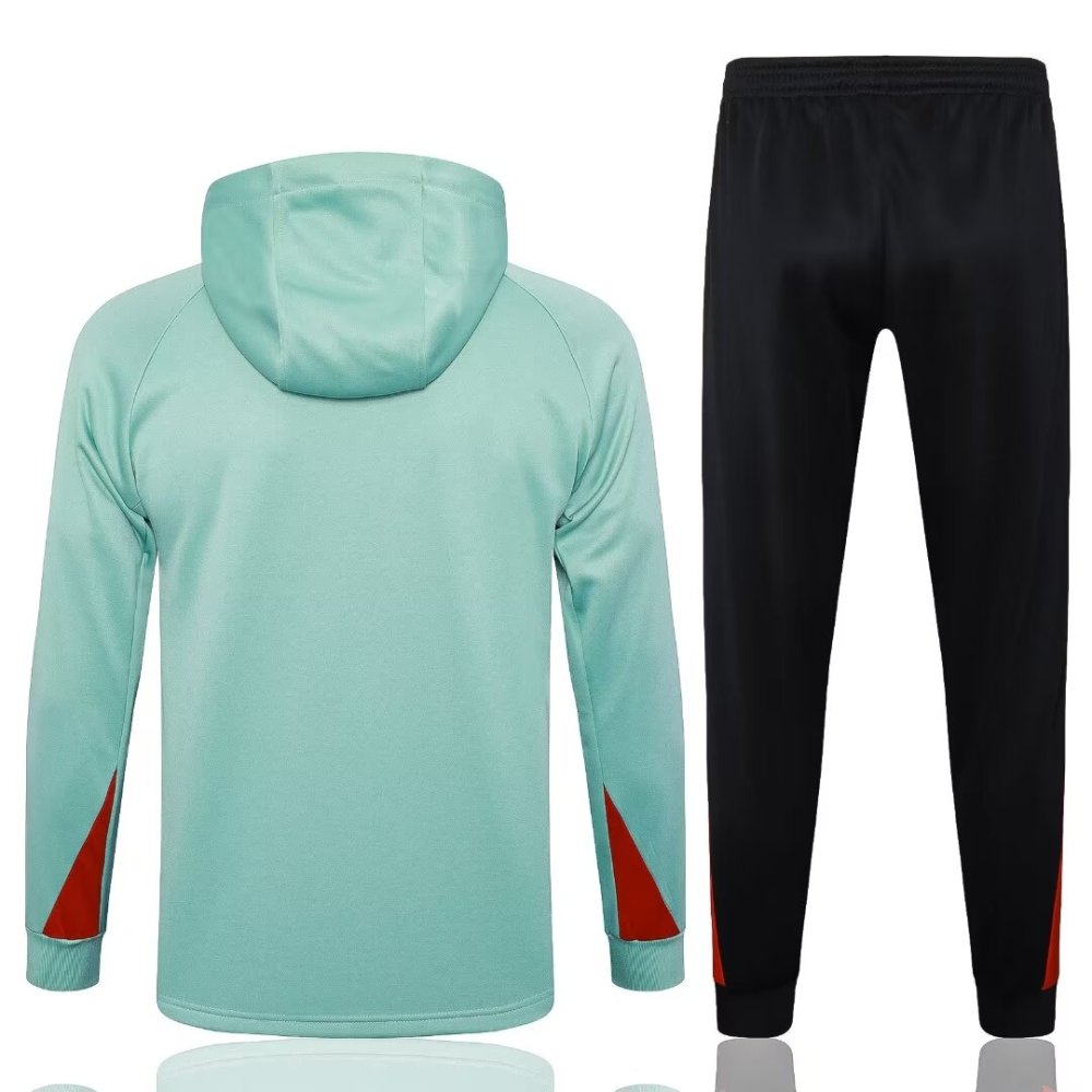 2024/2025 Liverpool FC Pea Green Hat Long Sleeve Training Suit kit