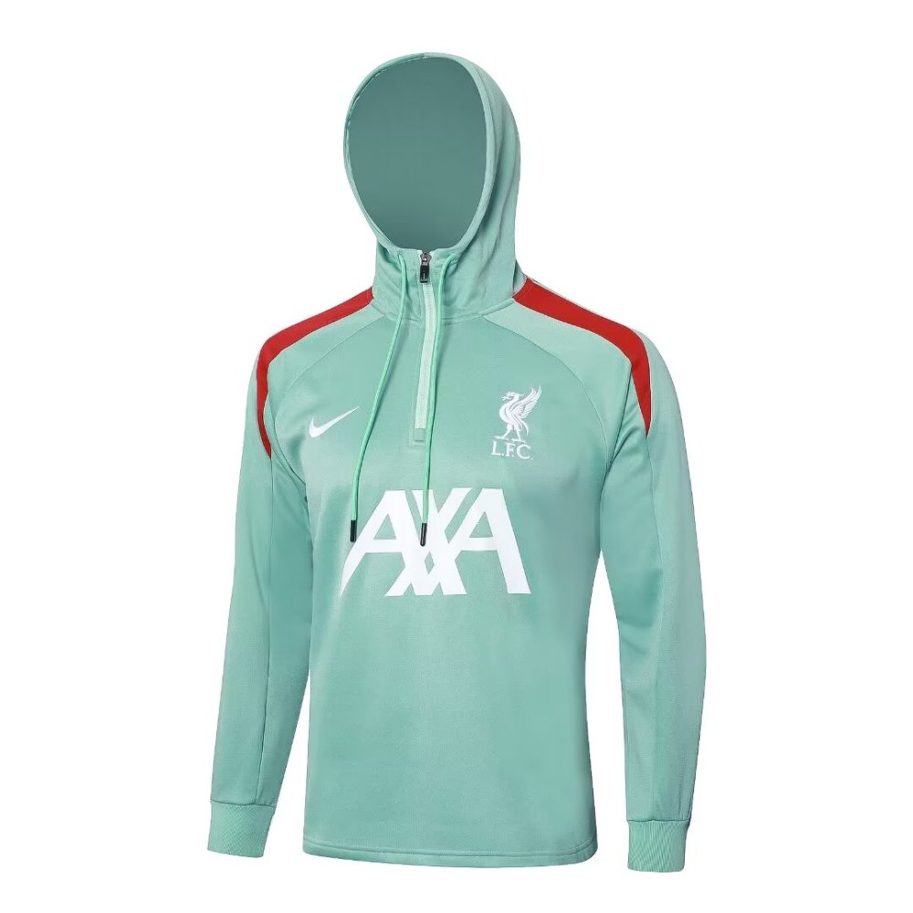 2024/2025 Liverpool FC Pea Green Hat Long Sleeve Training Suit kit