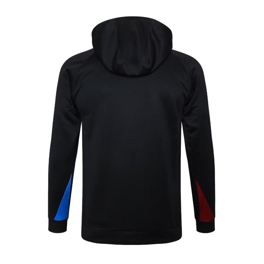 2024/2025 Barcelona Black Hat Long Sleeve Training Suit kit