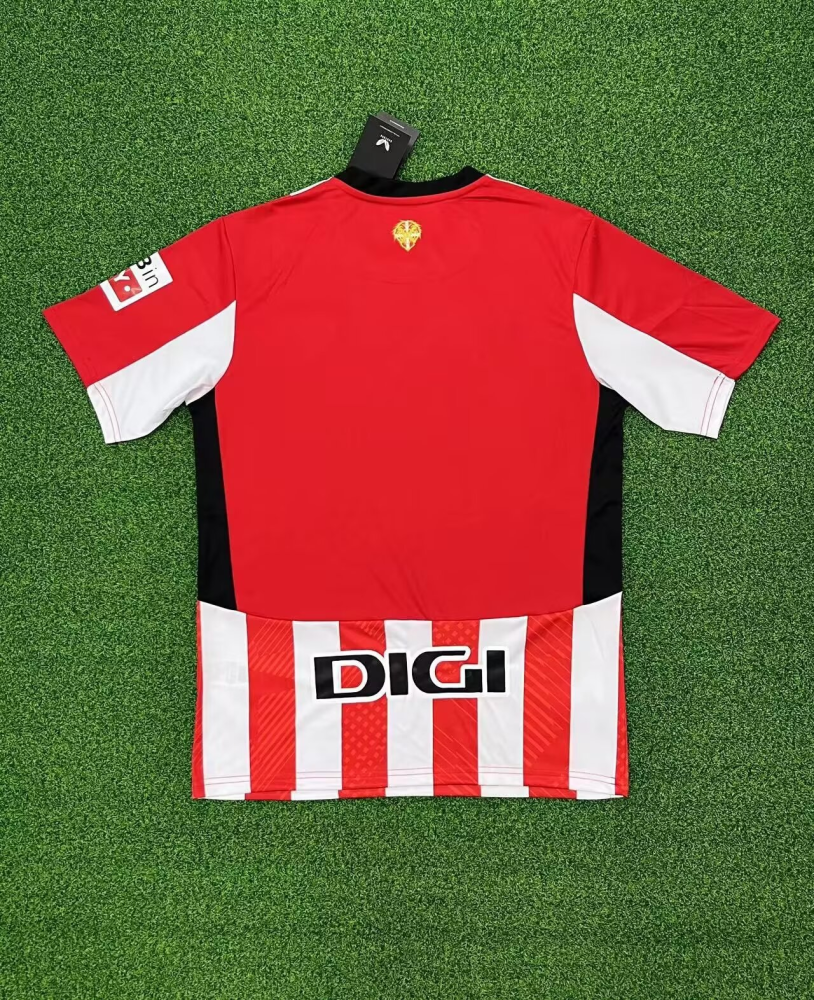 1:1 copy top quality （S-4XL） 2024/2025 Athletic Bilbao home Fan Edition football jersey