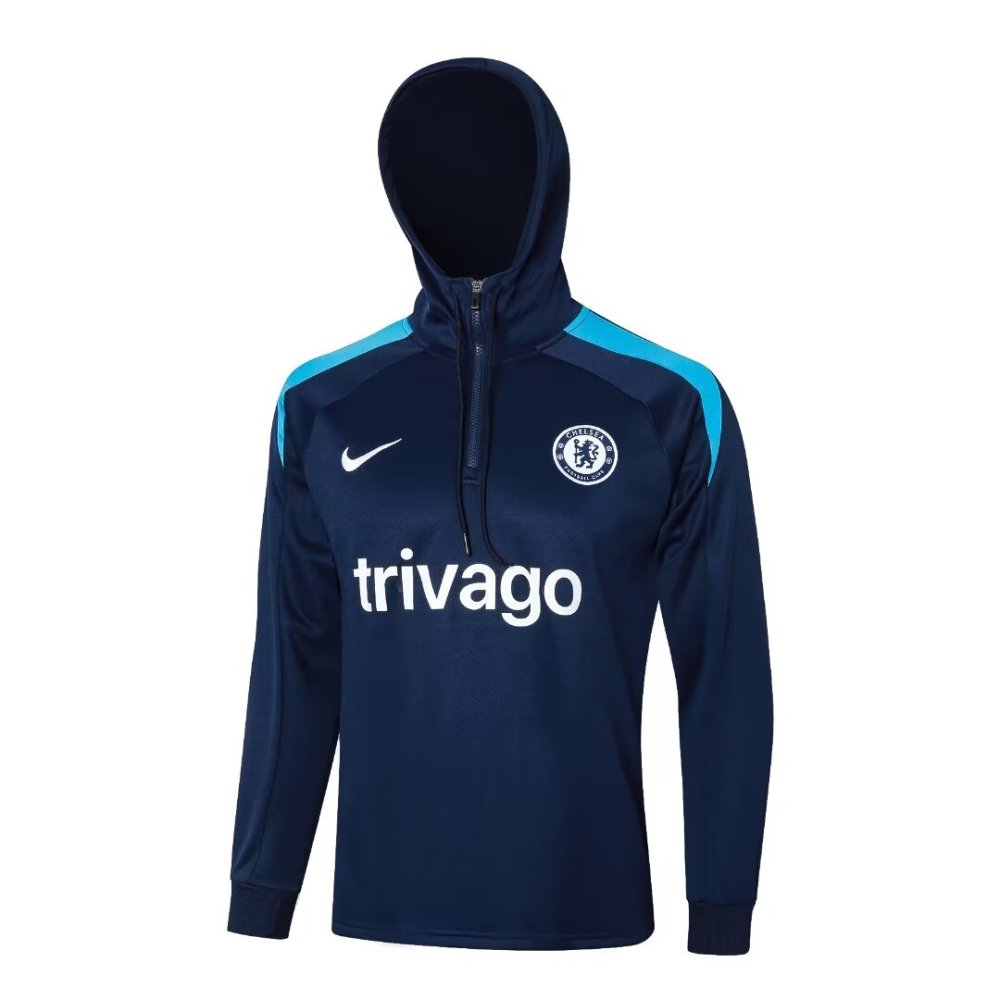 2024/2025 Chelsea Royal Blue Hat Long Sleeve Training Suit kit
