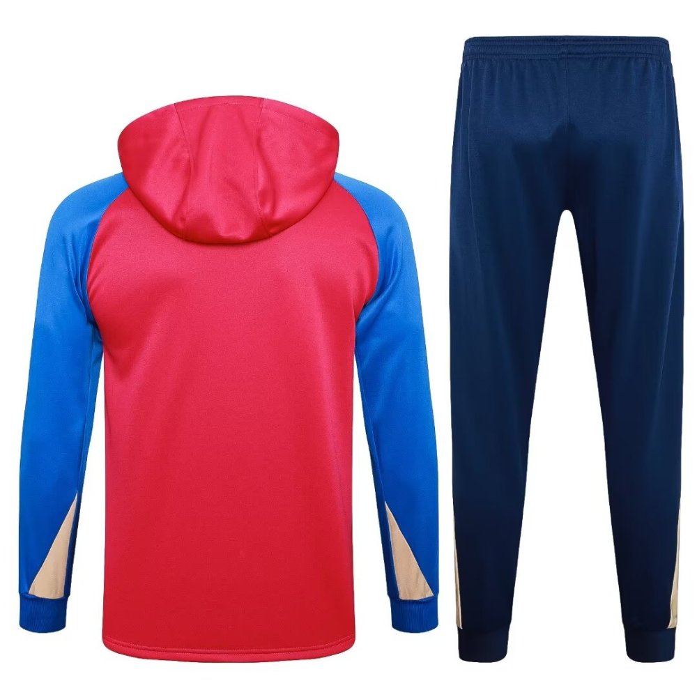 2024/2025 Barcelona Red Hat Long Sleeve Training Suit kit2024/2025 Barcelona Red Hat Long Sleeve Training Suit kit