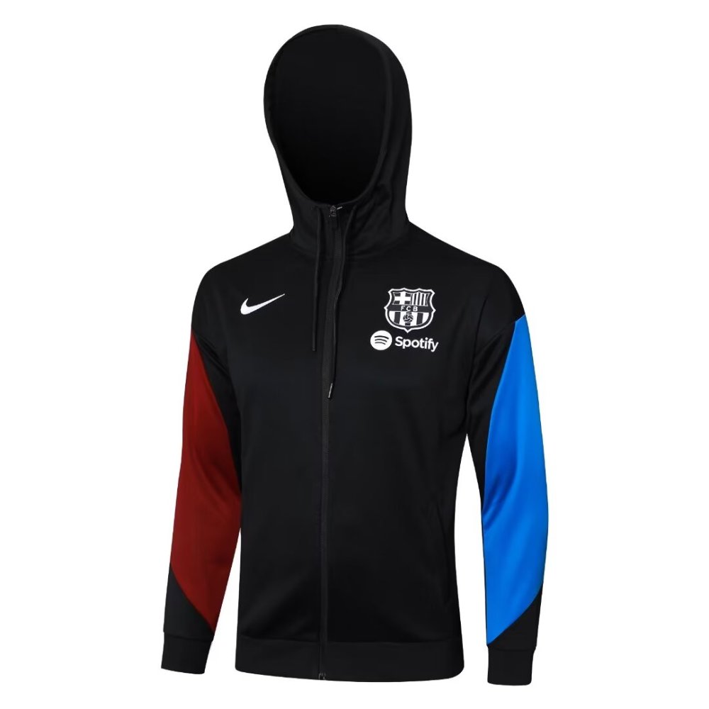 2024/2025 Barcelona Black Hat Long Sleeve Training Suit kit