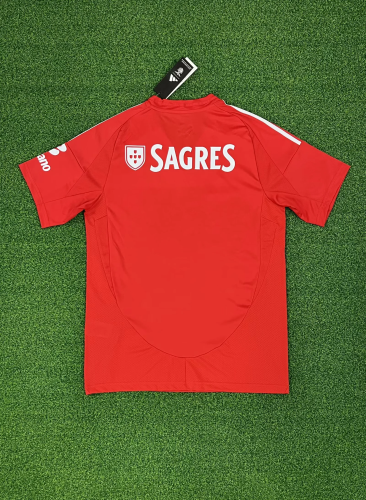 1:1 copy top quality（S-4XL）2024/2025 Benfica home Fan Edition football jersey