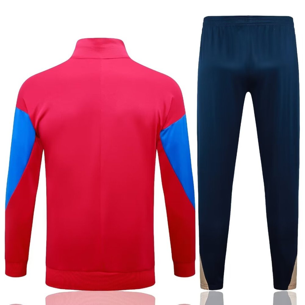 2024/2025 Barcelona Red Hat Long Sleeve Jacket Kit