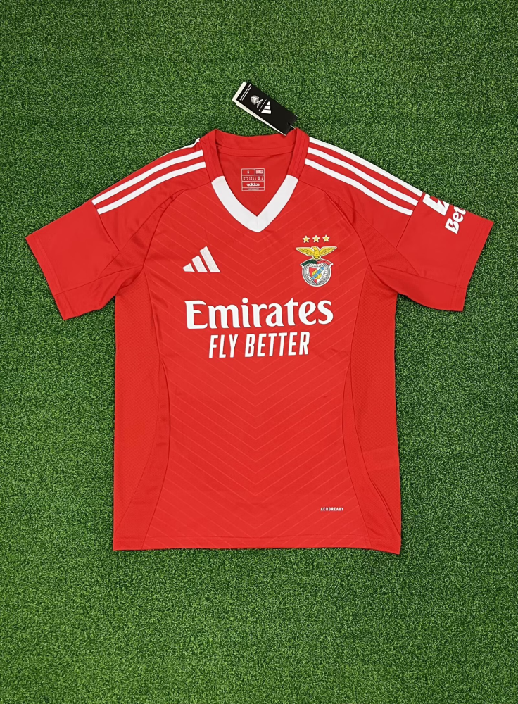 1:1 copy top quality（S-4XL）2024/2025 Benfica home Fan Edition football jersey